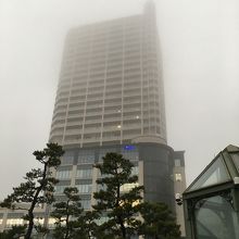 霧の日でした。