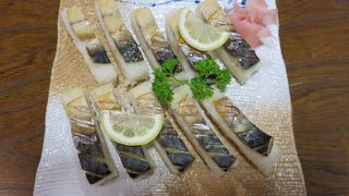 鯖寿司がここでしかない味！