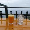 フレッシュなオレンジレモンジュースを頂きながら絶景を♪