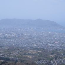 蝦夷松山から俯瞰する函館山