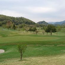 クラブハウス前からの眺め