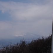 残念ながら富士山は雲の中
