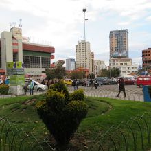 博物館前の通り