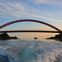 寺島大橋（大島と寺島）を結ぶ赤い橋