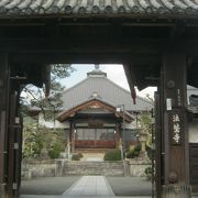 福知山城の北にある寺町の一つです。