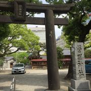 西鉄福岡(天神)の駅前