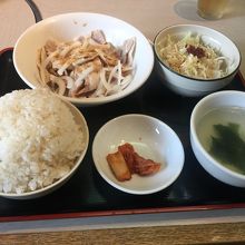 豚しゃぶゴマだれ定食