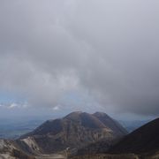 久住山の頂上からみる三俣山は美しい