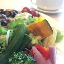 野菜は美味しかった！