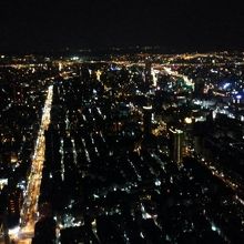 台北の控えめな夜景。。