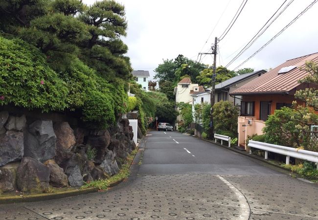 閑静な高級住宅街の片瀬山駅界隈