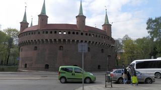 クラクフ中央駅から歩いて１０分