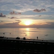 夕暮れきれい・・・