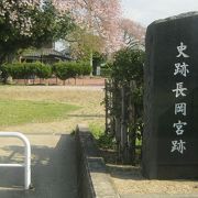 長岡京の太極殿跡地が今は一部公園になっています。