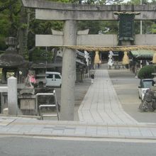 正面の景観です。