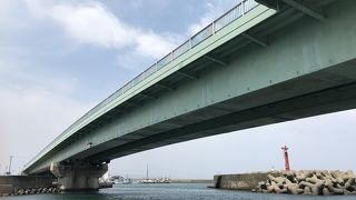 日本海に近い橋