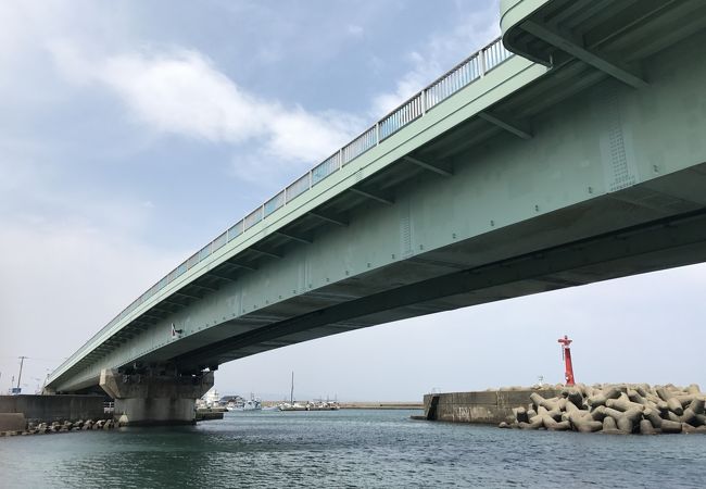 日本海に近い橋