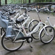 無料の貸自転車