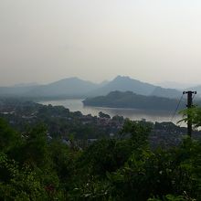 メコン川を一望