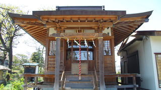 碑文谷池の中島にあり