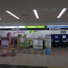 航空会社もたくさんあります