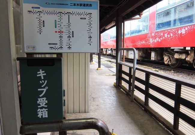 スイッチバックの駅