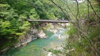 龍神峡の渓谷美を楽しむ絶好のスポット