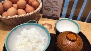 羽田でたまごかけご飯を食べに！