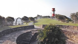 対馬の北西端　要塞跡地を整備した東シナ海を臨む公園