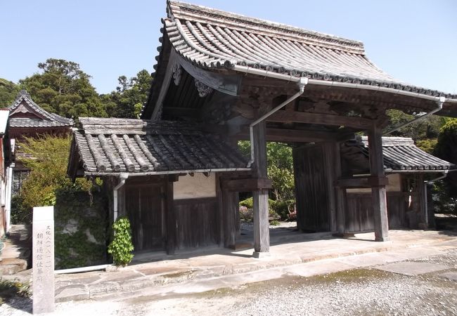 対馬国の国分寺　江戸時代は朝鮮通信使の客館に