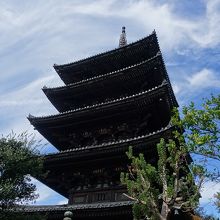 近くで見上げる。