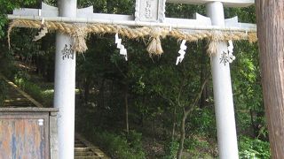 長岡天満宮の西の山中腹の神社