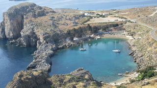 ハートの湾も見える絶景アクロポリス