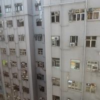 お部屋からの眺望。香港らしい、ですね。