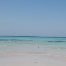 青色がとてもきれいな海