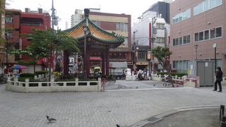 中華街の中にある公園