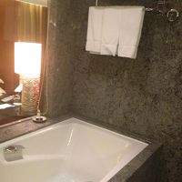 ディプロマティックスイートのバスルーム（浴槽部分）