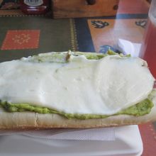 をホットドッグ食べました