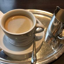 セットのコーヒー