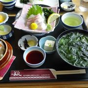 鳴門の海の幸が味わえる食堂