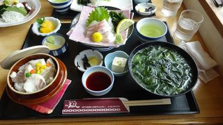 鳴門の海の幸が味わえる食堂