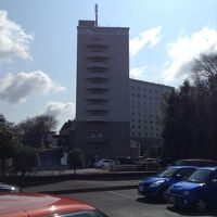 駐車場から見えるホテル