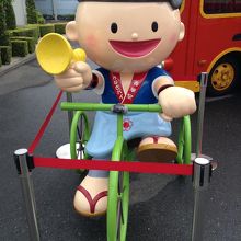 マスコットの、うなくん