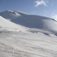 窓から望める素晴らしい雪の造形。