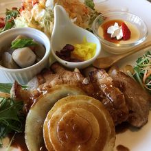 ポークソテーデミグラスソース