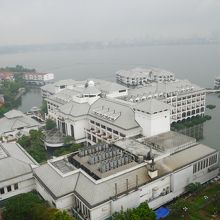 対岸が霞む位の広さです