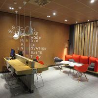 ロビーのインテリアもちょっとおしゃれ。