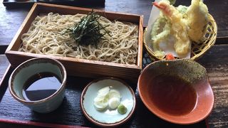 山菜の天麩羅が美味しい