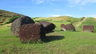 モアイの帽子を製造していた場所