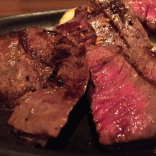 牛ハラミを追加してみました。やはり熟成肉よりジューシーです。